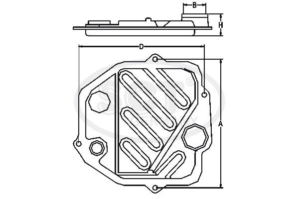 SCT GERMANY Hüdraulikafiltrikomplekt,automaatkäigukast SG 1020